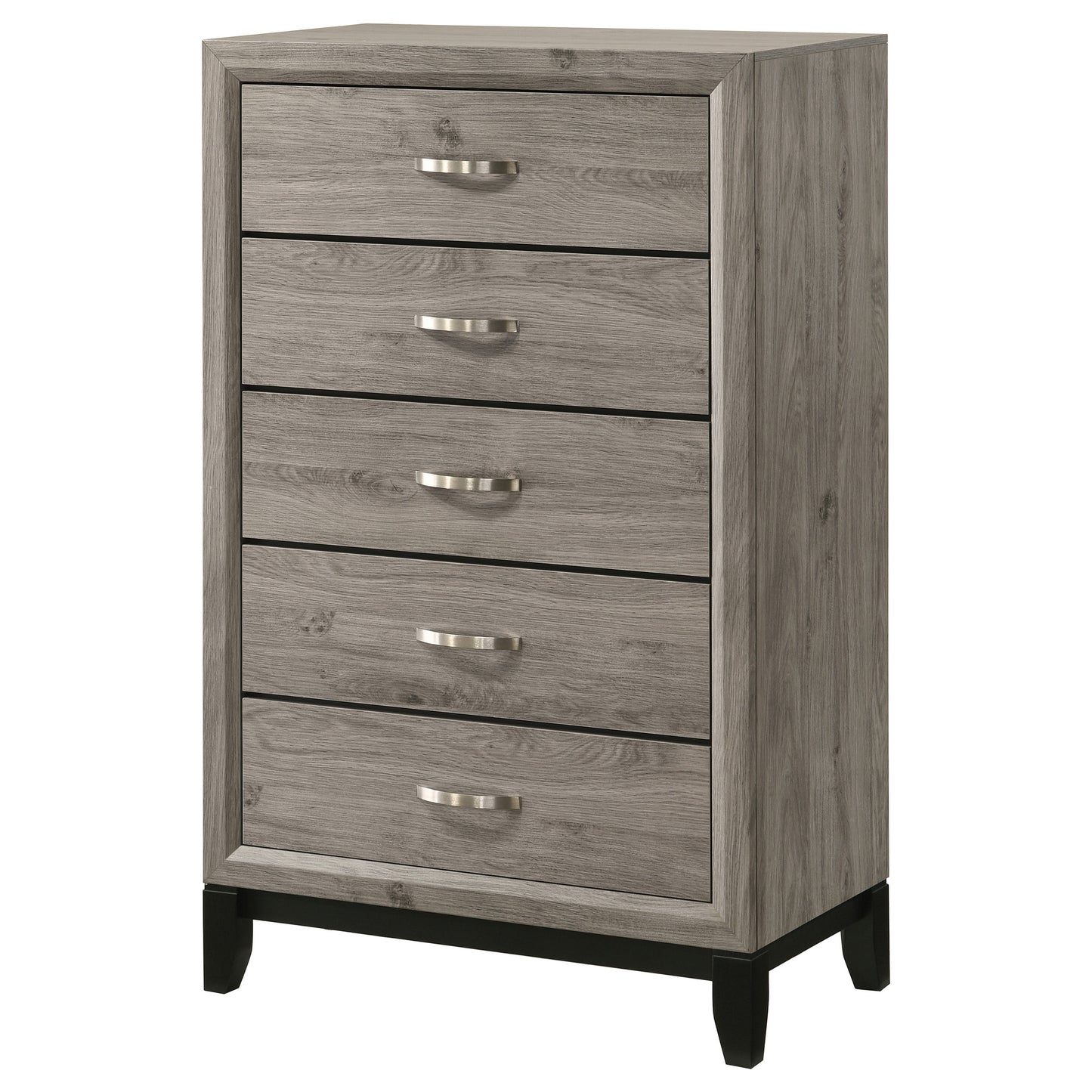 Valen 5-drawer Bedroom Chest of Drawers Light Taupe