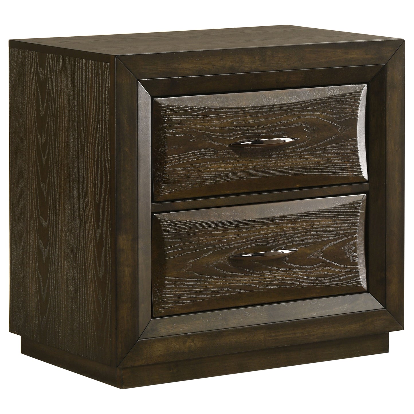 Atlas 4-piece California King Bedroom Set Dark Oak