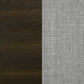 Atlas 64-inch Queen Upholstered Panel Bed Grey and Dark Oak