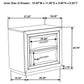 Atlas 5-piece Queen Bedroom Set Dark Oak
