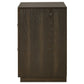 Atlas 2-drawer Bedroom Nightstand Bedside Table Dark Oak