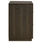 Atlas 2-drawer Bedroom Nightstand Bedside Table Dark Oak