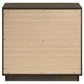Atlas 2-drawer Bedroom Nightstand Bedside Table Dark Oak