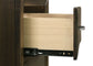 Atlas 2-drawer Bedroom Nightstand Bedside Table Dark Oak