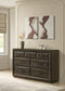 Atlas 7-drawer Bedroom Dresser Cabinet Dark Oak
