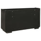 Leandro 4-piece California King Bedroom Set Burnished Black