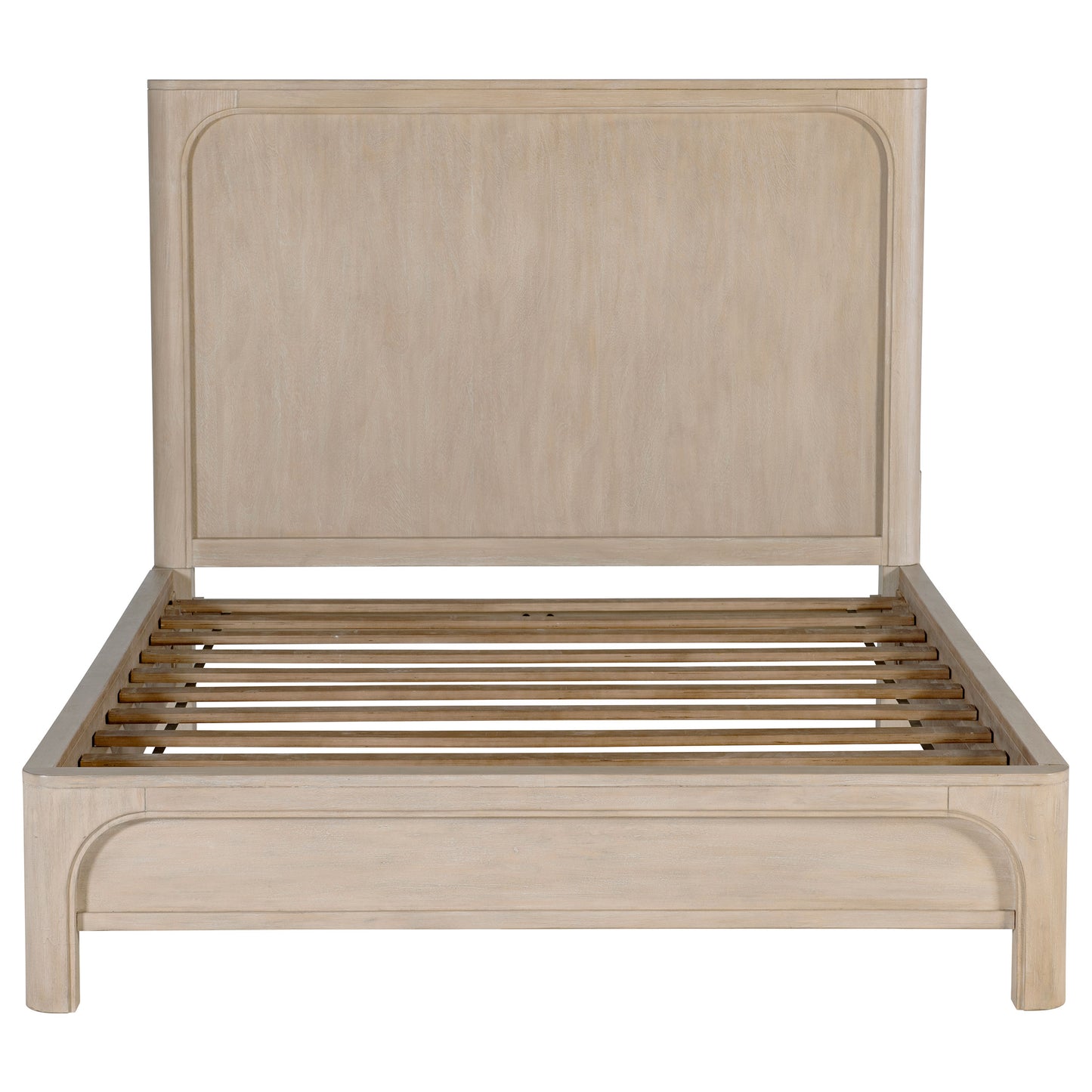Solano 81-inch California King Panel Bed Weathered Mango