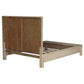 Solano 81-inch California King Panel Bed Weathered Mango