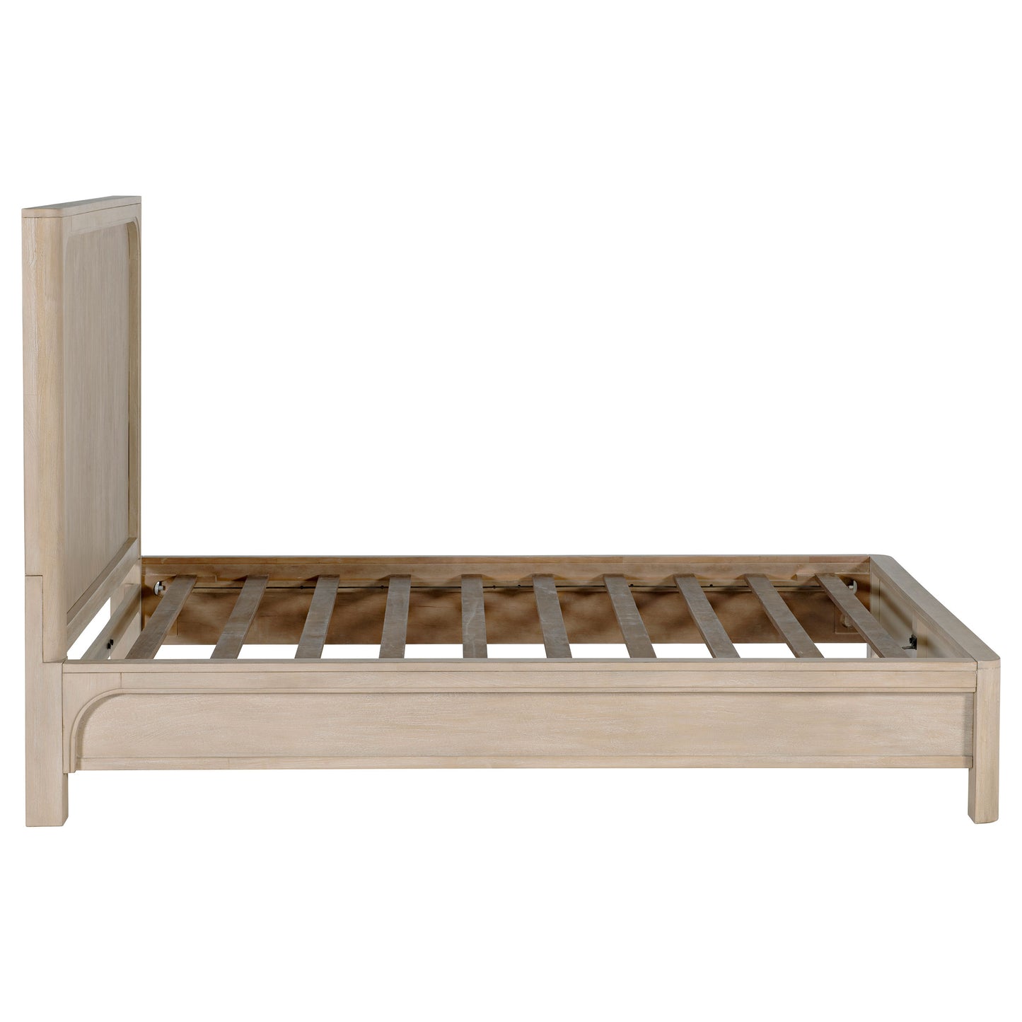 Solano 81-inch California King Panel Bed Weathered Mango