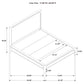 Solano 81-inch California King Panel Bed Weathered Mango