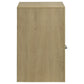 Hendricks 1-drawer Nightstand Bedside Table with Cubby Light Oak