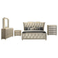 Lorient 5-piece California King Bedroom Set Ivory and Camel