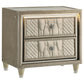 Lorient 5-piece California King Bedroom Set Ivory and Camel
