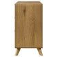 Bennett Mid-Century 6-Drawer Rubberwood Dresser Light Oak