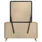 Bennett Mid-Century 2-Piece 6-Drawer Dresser and Mirror Light Oak