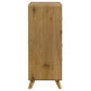 Bennett Mid-Century 5-Drawer Rubberwood Chest Light Oak