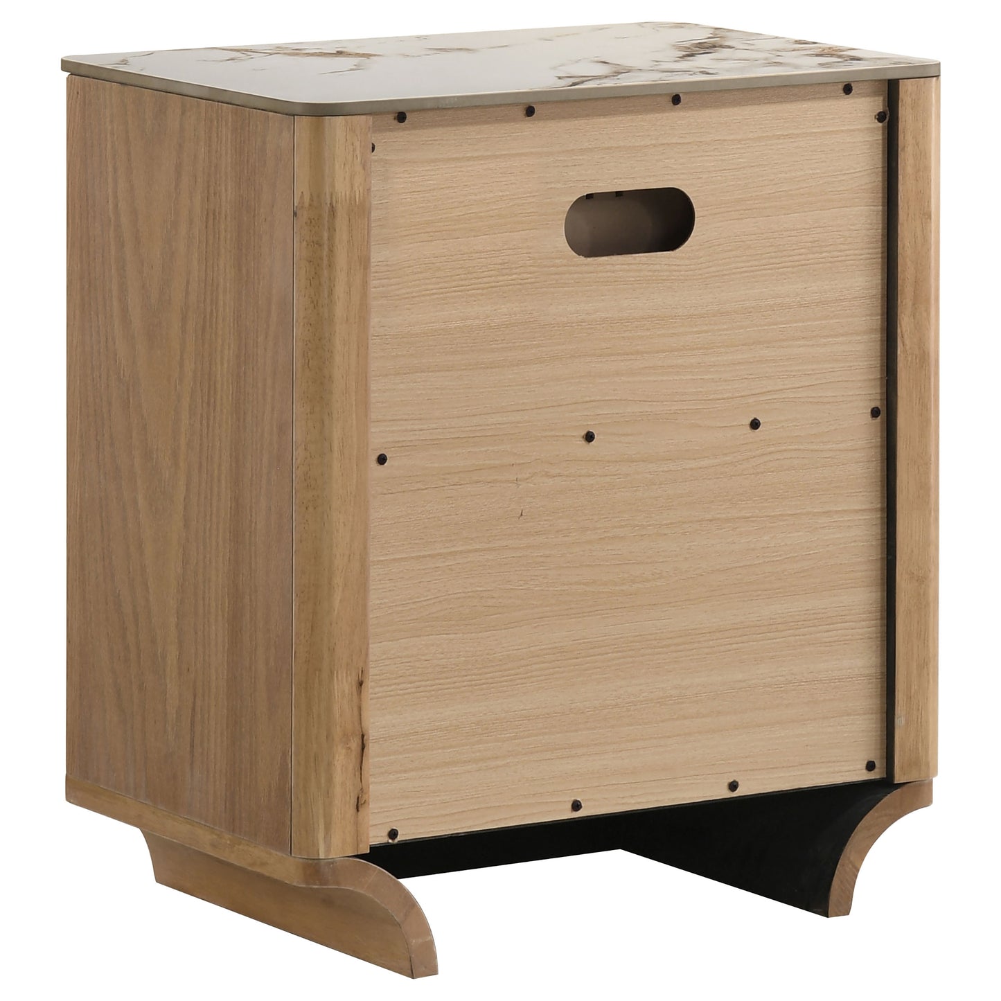 Leanne 4-piece Eastern King Bedroom Set Light Oak