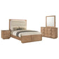 Leanne 4-piece Queen Bedroom Set Light Oak