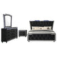 Lorient 4-piece California King Bedroom Set Black
