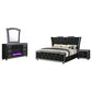Lorient 4-piece California King Bedroom Set Black