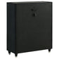Ravenne 5-piece Velvet Upholstered Eastern King LED Bedroom Set Black