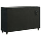 Ravenne 4-piece Velvet Upholstered California King LED Bedroom Set Black