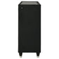 Ravenne 8-drawer Velvet Upholstered LED Dresser Cabinet Black