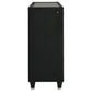 Ravenne 8-drawer Velvet Upholstered LED Dresser Cabinet Black