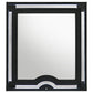 Ravenne Velvet Upholstered LED Dresser Mirror Black