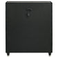 Ravenne 5-drawer Velvet Upholstered LED Chest of Drawers Black