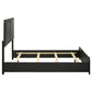 Cavelle 51-inch Upholstered Full Panel Bed Black