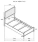 Cavelle 4-piece Twin Bedroom Set Black
