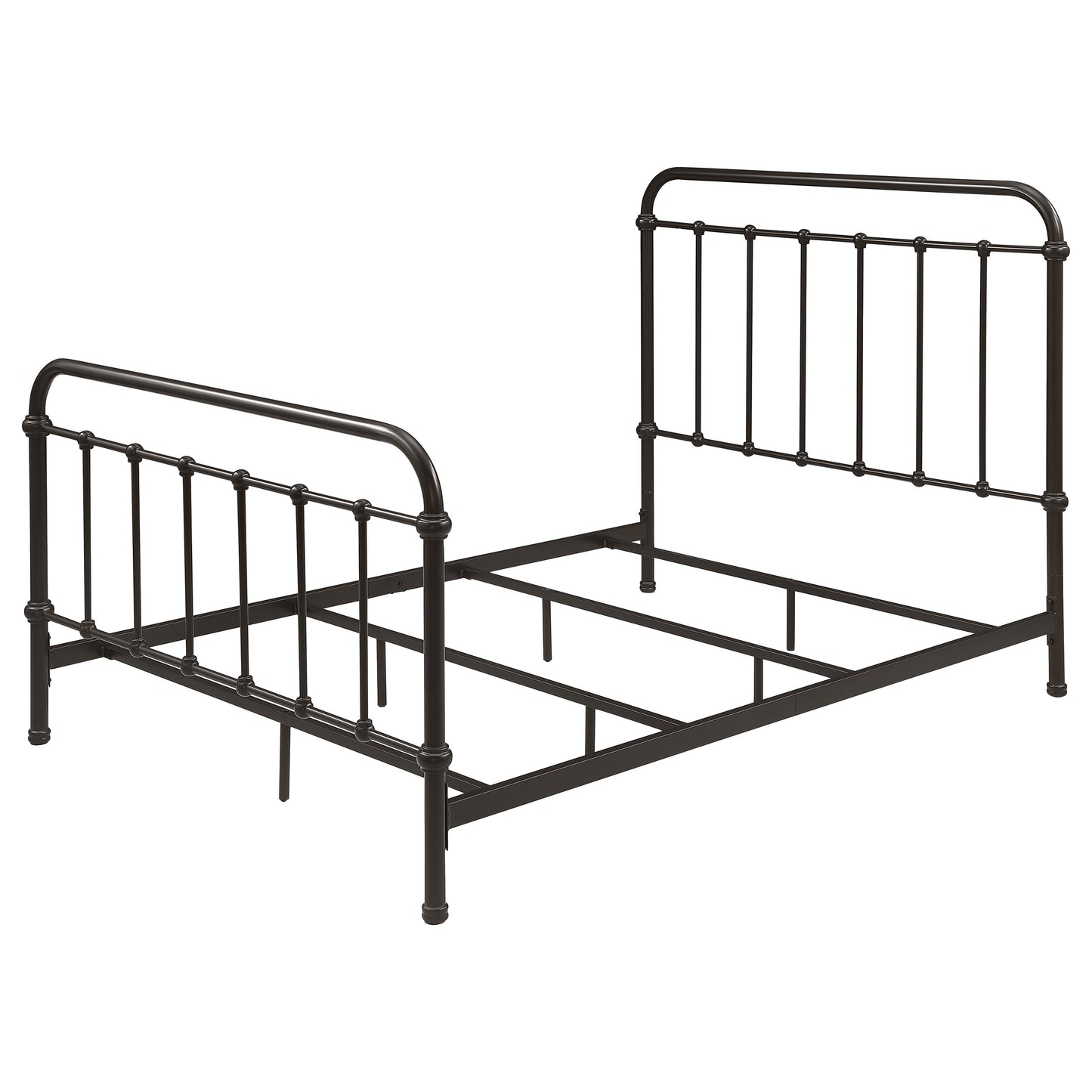 Livingston Metal Full Open Frame Bed Dark Bronze