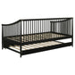 Delgado Windsor Twin Wood Daybed with Trundle Black