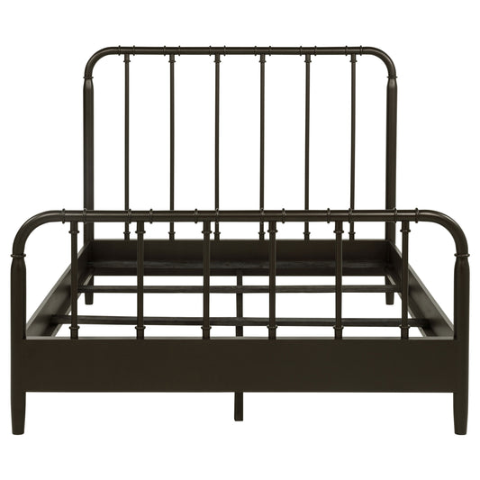 Rocco All Wood Water Pipe Open Frame Eastern King Bed Dark Bronze