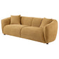Aleisha Fabric Upholstered Sofa Mustard Yellow