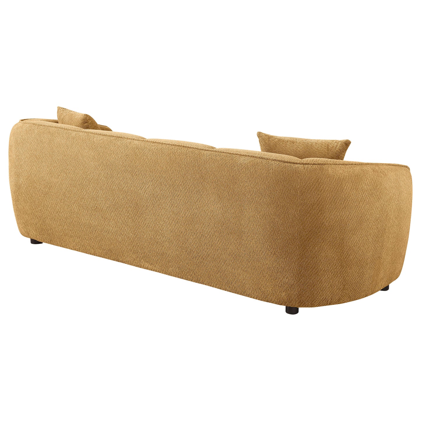 Aleisha Fabric Upholstered Sofa Mustard Yellow