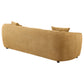 Aleisha Fabric Upholstered Sofa Mustard Yellow