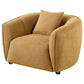 Aleisha Fabric Upholstered Accent Chair Mustard Yellow