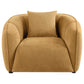 Aleisha Fabric Upholstered Accent Chair Mustard Yellow