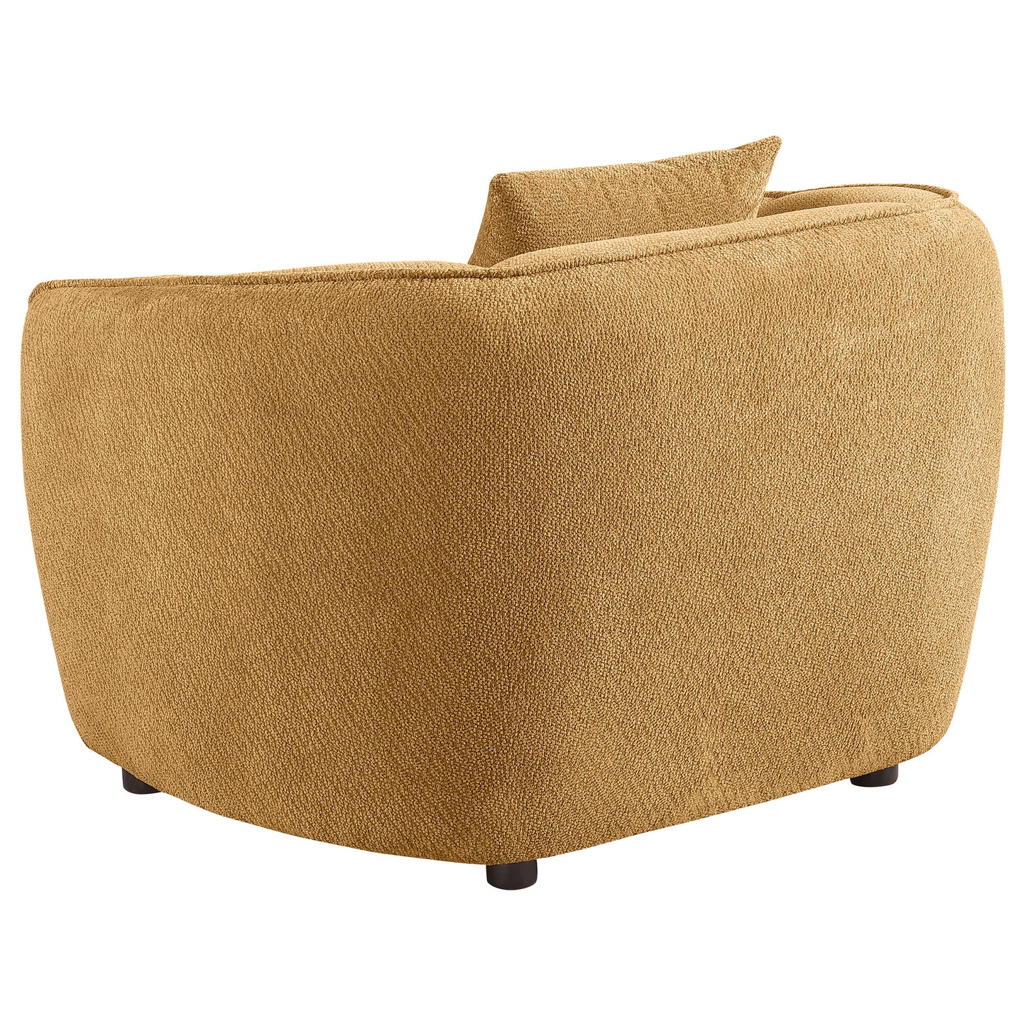 Aleisha Fabric Upholstered Accent Chair Mustard Yellow