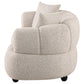 Whitney Contemporary Channel Tufted Woven Fabric Upholstered Loveseat