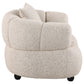 Whitney Contemporary Channel Tufted Woven Fabric Upholstered Accent Chair