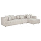 Amara 3-Piece Upholstered Sectional Sofa