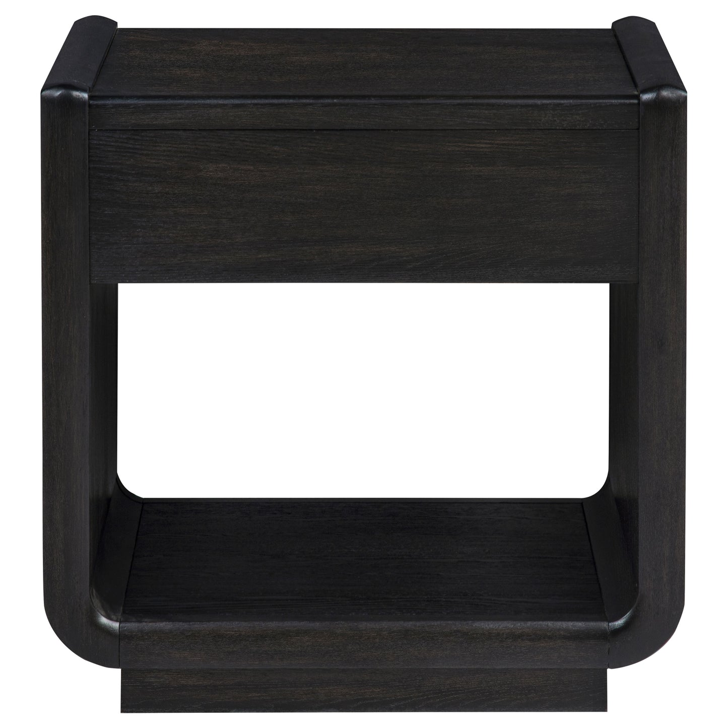 Leandro 1-drawer Wood Occasional Side End Table Burnished Black