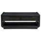 Leandro 2-drawer Wood Cocktail Coffee Table Burnished Black