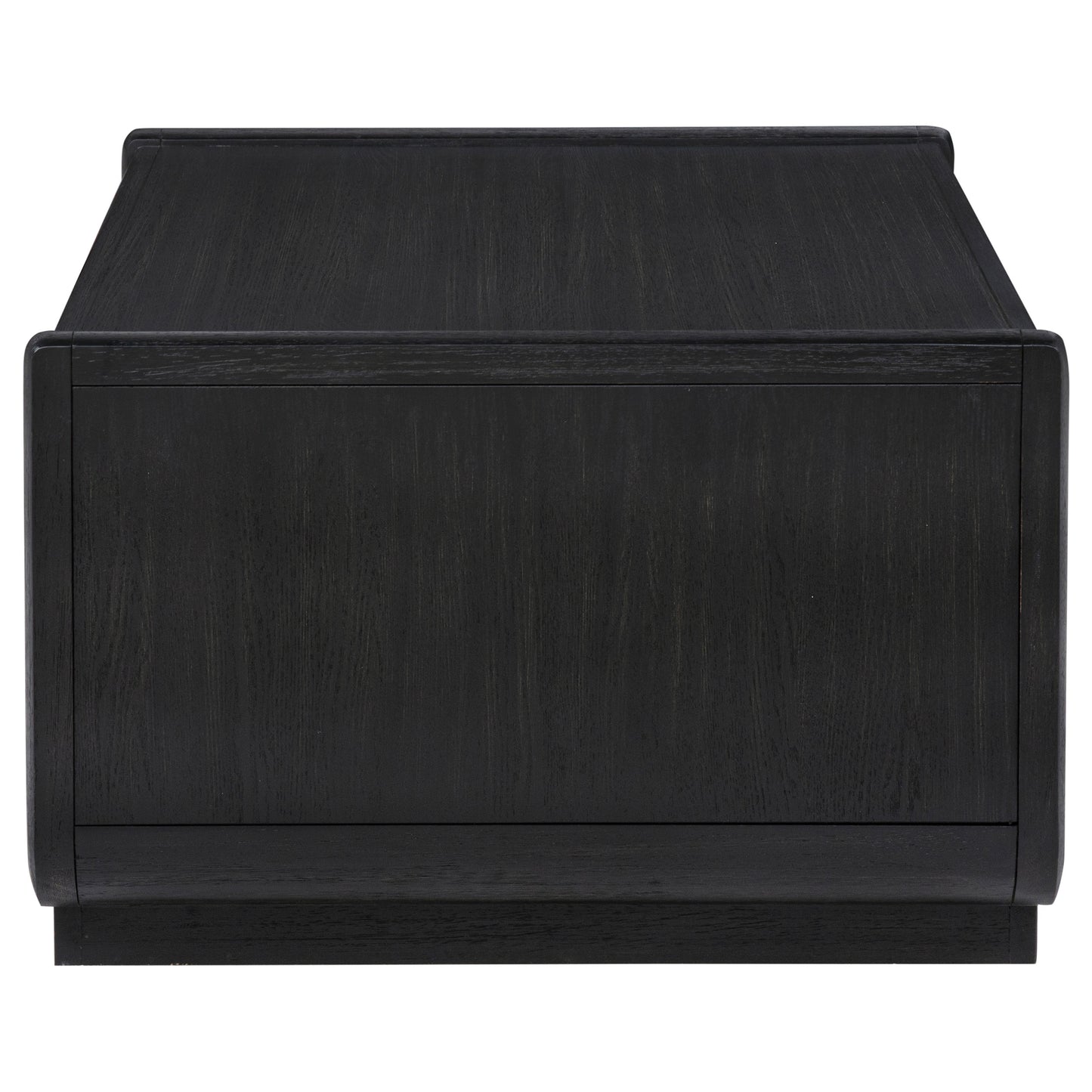 Leandro 2-drawer Wood Cocktail Coffee Table Burnished Black