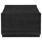 Leandro 2-drawer Wood Cocktail Coffee Table Burnished Black