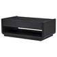 Leandro 2-drawer Wood Cocktail Coffee Table Burnished Black