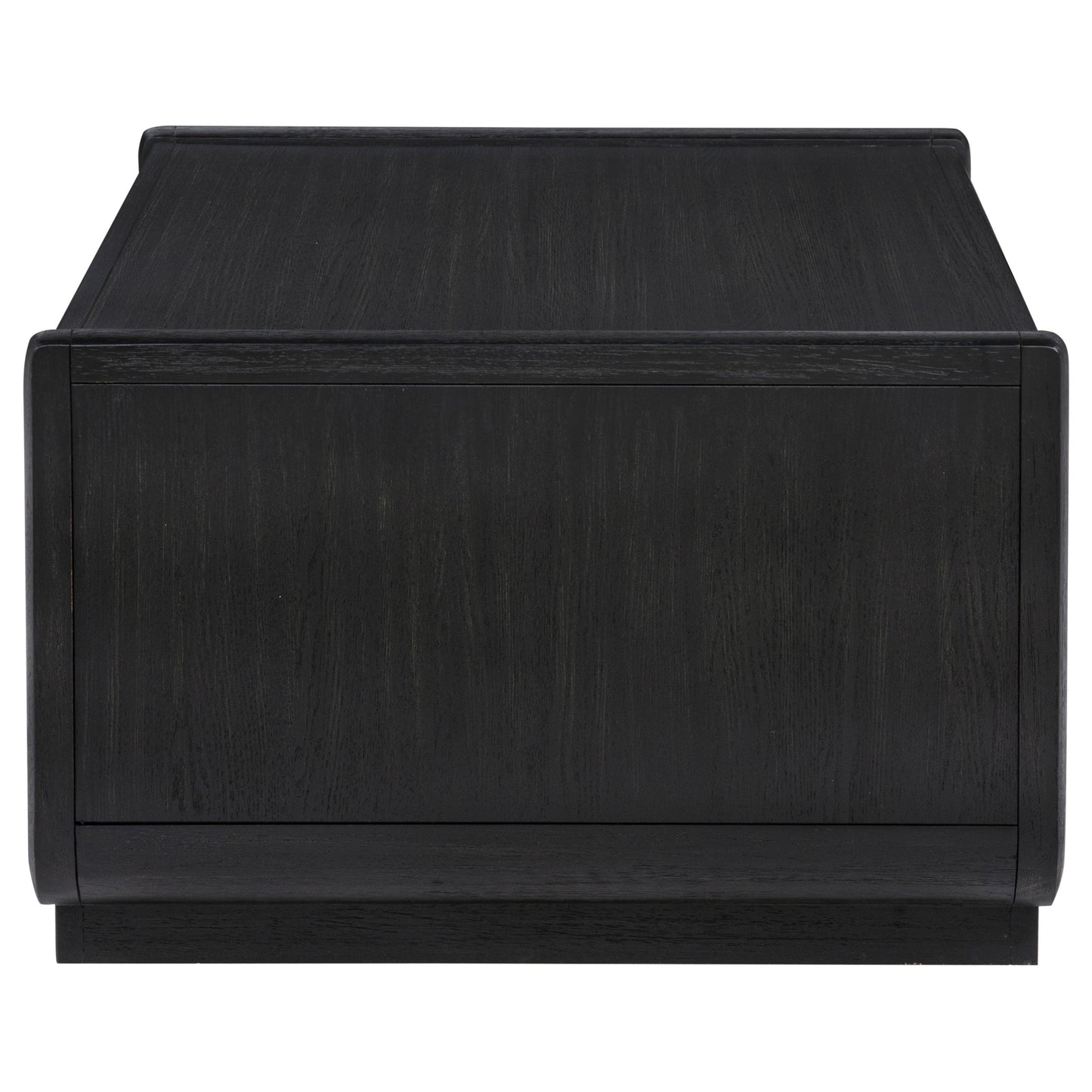 Leandro 2-drawer Wood Cocktail Coffee Table Burnished Black
